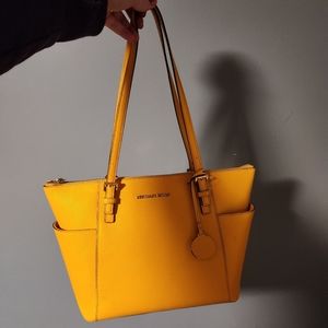 Michael kors yellow handbag